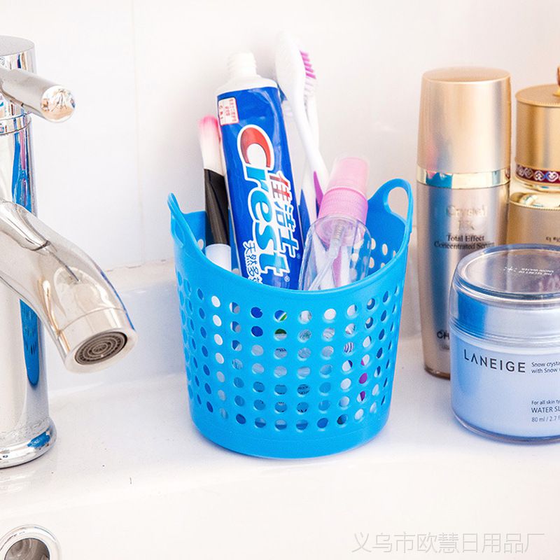 TY創(chuàng)意便攜圈圈網(wǎng)孔桌面收納籃 小巧實(shí)用，輕松整理生活